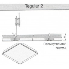Металлическая панель armstrong ORCAL Экстра Микроперфорация  Rg 0701 с В15  600x600x15 Tegular 2